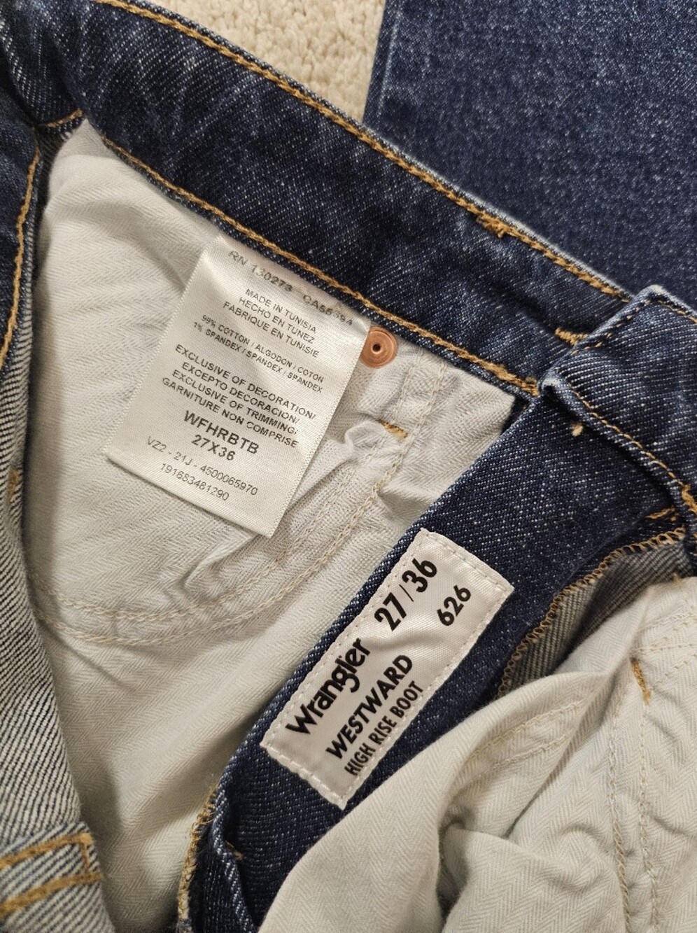 Wrangler Westward High Rise Jean - Picture 3 of 5